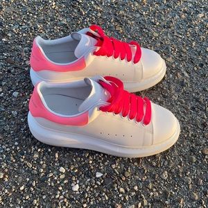 Glitter pink A Mcqueen shoes